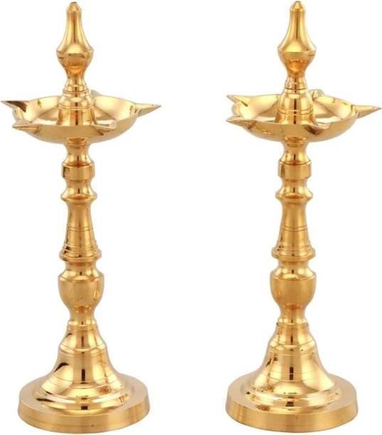Mid Century Brass (Pack of 2) Table Diya Set