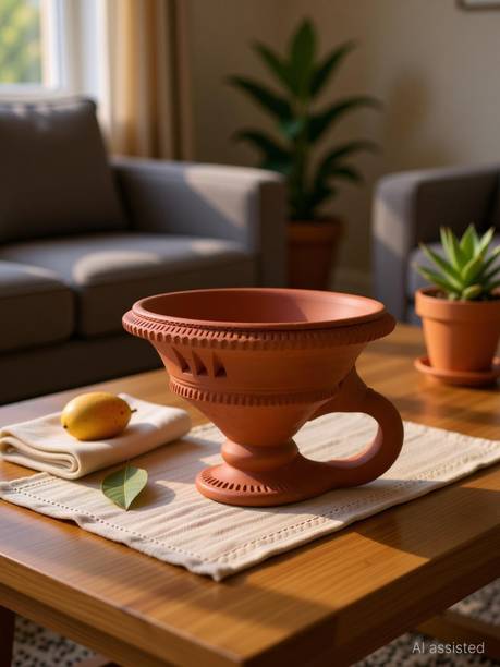 THE HIMALAYA CRAFT Terracotta Table Diya