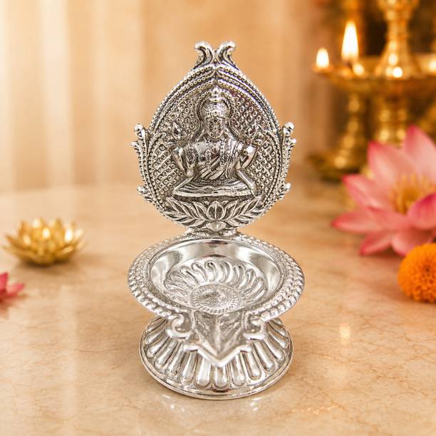 jaidev Silver Plated Table Diya