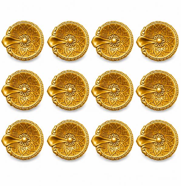 HM CORNER Terracotta (Pack of 12) Table Diya Set