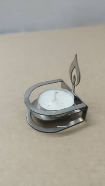 MAYKOBAYKO Auspicious Deepam Lamp Silver Table Diya