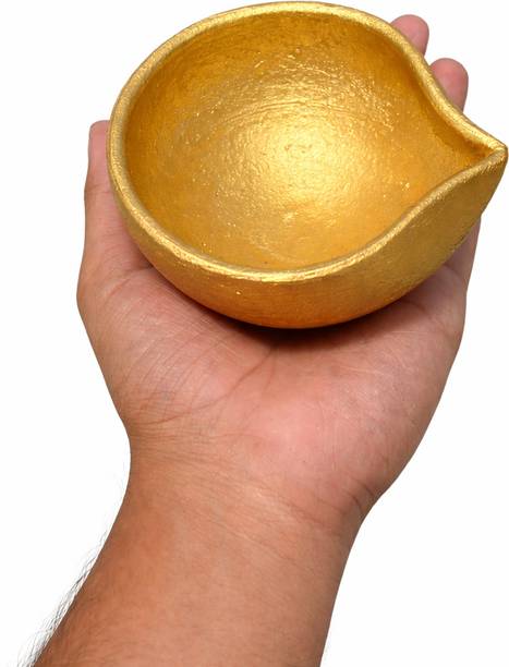 EvaBlossom Terracotta (Pack of 3) Table Diya Set