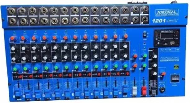 KH Professional_Digital Echo 12 Channel Mixer For DJ Sound Mixer USB and Bluetooth Wired DJ Controller