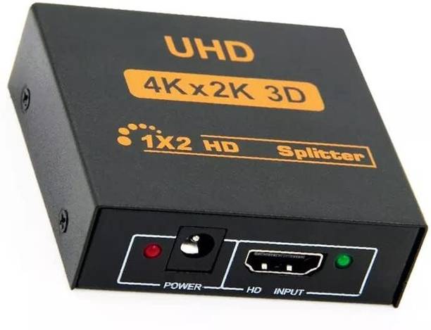 NEXZIA HDMI Splitter 1 in 2 Out, 4k HDMI Dual Splitter, HDMI Male to Dual HDMI Female Media Streaming Device