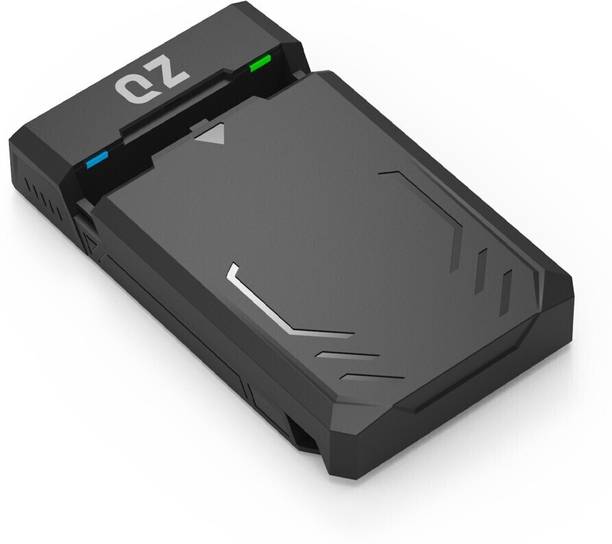 QZ SATA to USB 3.1 Hard Disk External Enclosure Case for 3.5 inch/2.5 inch HDD/SSD HD01 3.5 inch Hard Disk Case, HDD Casing