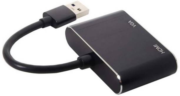 RuhZa USB 3.0 HDMI VGA HDTV Adapter USB C Adapter