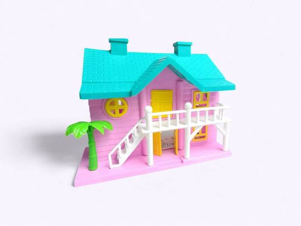 Athmika Enterprises Doll house Small Funny House Single House with Accessories