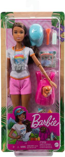 BARBIE Brunette Doll with Puppy