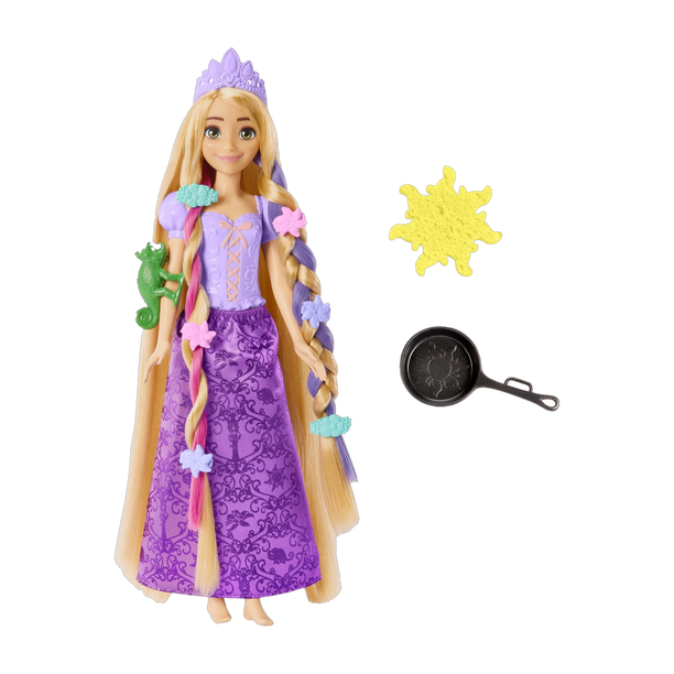 DISNEY PRINCESS Rapunzel Doll with Color-Change Hair Extensions