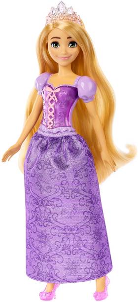DISNEY PRINCESS Rapunzel Posable Fashion Doll with Sparkling Clothing
