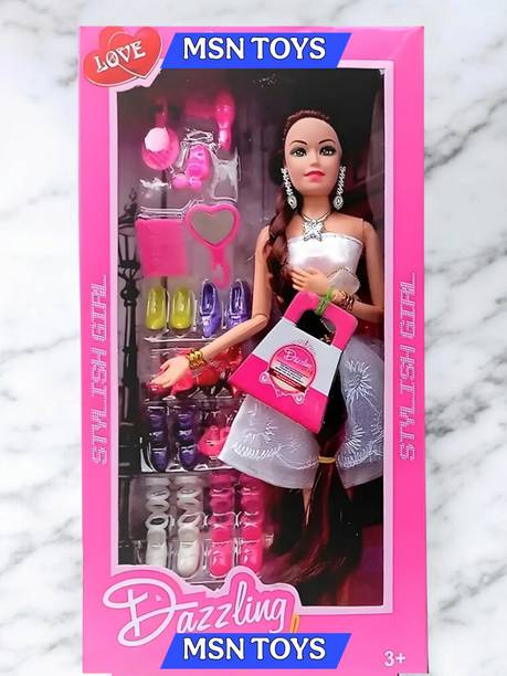 MSN A5Doll Beautiful Fashion Doll with Movable Hands and beautiful hair D5