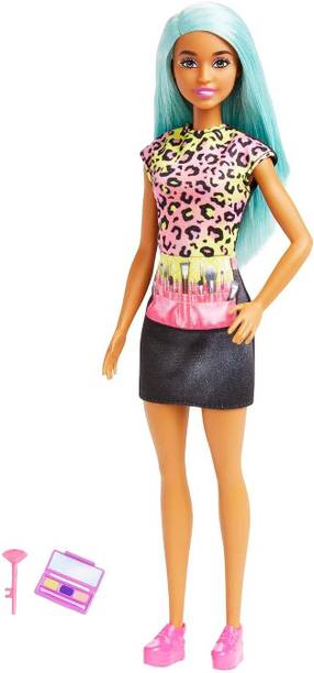 BARBIE Makeup Artist Doll with Teal Hair and Career-Themed Accessories