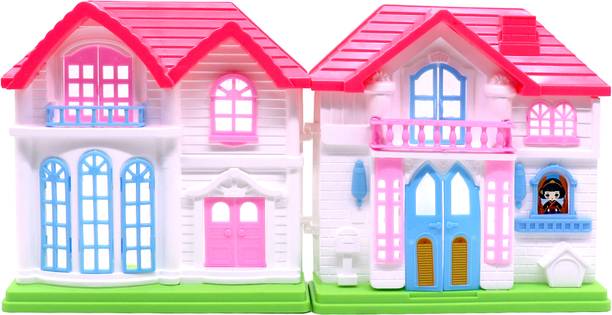 AZEENA Big Play Home Dollhouse Set For Girls | Best Toy Kit Gift For Your Princess