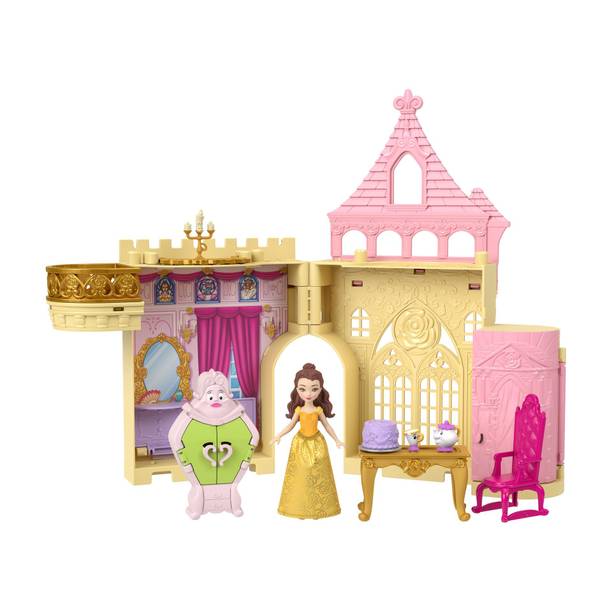 DISNEY PRINCESS Toys, Belles Stacking Castle, Gifts for Kids Multicolor