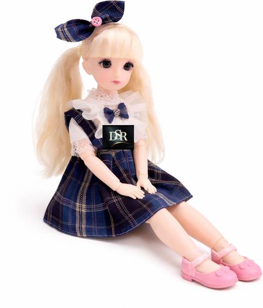 DSR Sound Baby Doll 30 cm with Movable Joints | Cute Doll for Kids | Pack of 1