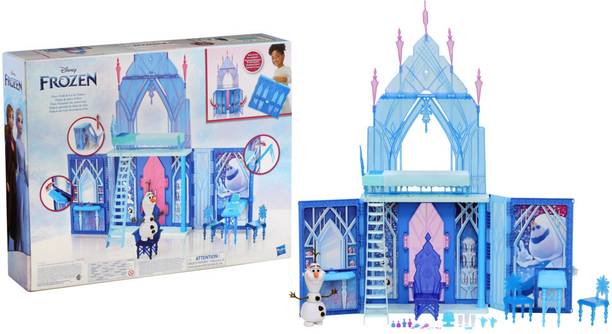 Disney Frozen 2 Elsa's Fold and Go Ice Palace, Castle Playset, Toy for Kids Ages 3 and Up