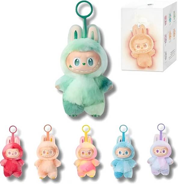 JUREVIA LABUBU Luxury Keychain for Girls – Soft, Stylish & Limited Edition 1PCS MULTI
