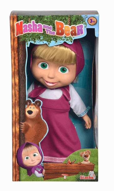 SIMBA Masha and the Bear Doll with Classic Outfit from 3 years  - 43 cm