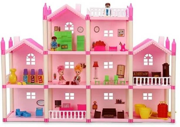 Mamma Mia MULTILEVEL LOVELY DOLL HOUSE 201 PCS