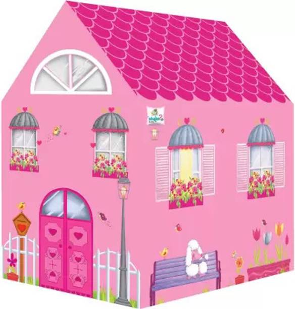 Kankad Water and Fire Proof Plastic Doll Tent House for Kids