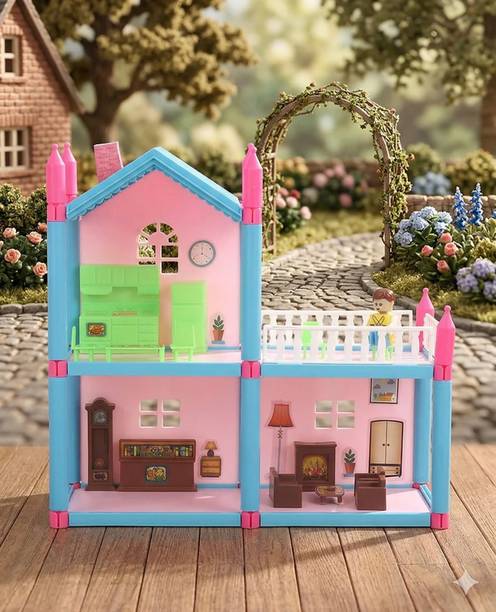 Mamma Mia KIDS ROLEPLAY DOLL HOUSE 78 PCS