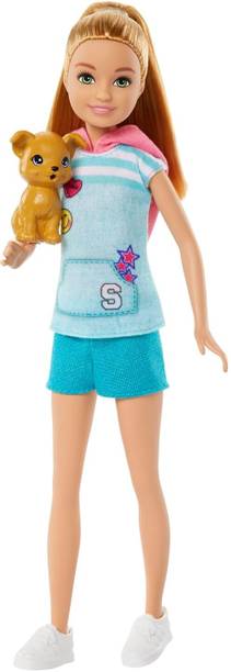 BARBIE Stacie Doll with Pet Dog, from and Stacie to The Rescue Movie Toys