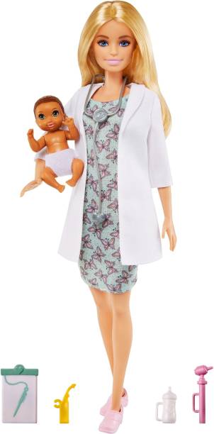 BARBIE Baby Doctor Playset with Blonde Doll Great Gift for Ages 3 Years Old & Up