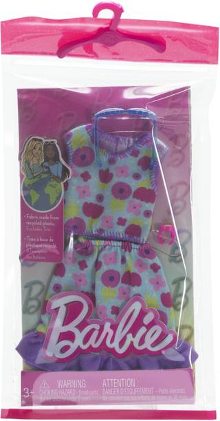 BARBIE Doll Clothing, Fashion Pack with Floral Top, Skirt & Accessories (1 Outfit)