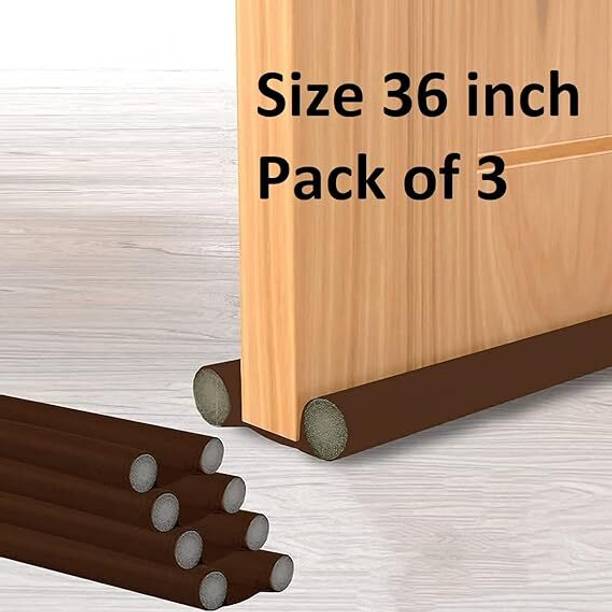 Purple Dust Door Closer Pack of 3 Multipurpose Door Draft Guard/Gap Sealer Bottom Sealing Strip for Insects Floor Mounted Door Stopper