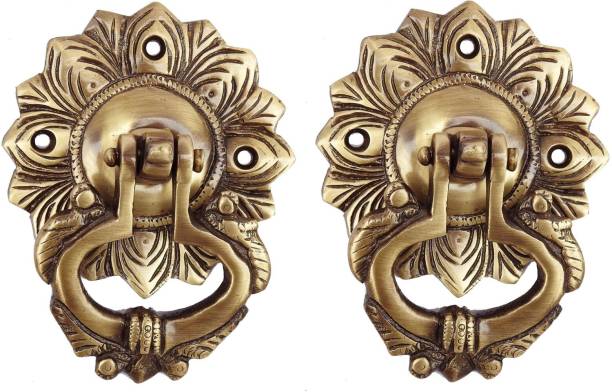 SUSAJJIT DECOR Brass Made Door Knocker, Antique Door Fitting, Metal Door Knocker Brass Door Knocker