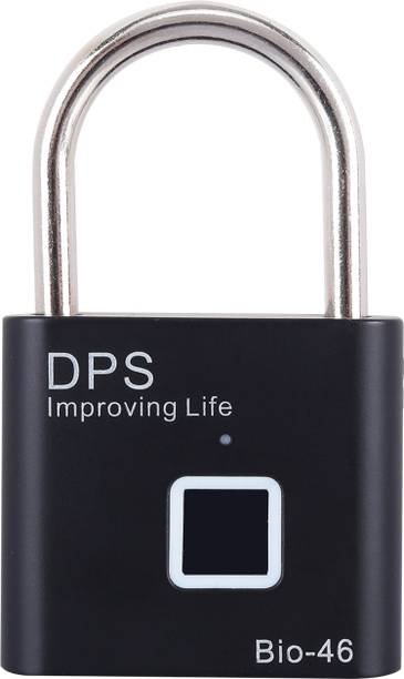DPS BIO-46 Keyless Rechargeable Fingerprint Padlock Smart Door Lock Smart Door Lock