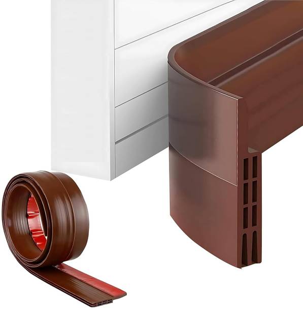 Brandvilla Door Bottom Sealing Strip Rubber, Gap Filler, Noise, Water & Insect Stopper Door Bottom Sealing Strip Silicone Self Adhesive 1M | Under Door Gap Filler Door Mounted Door Stopper