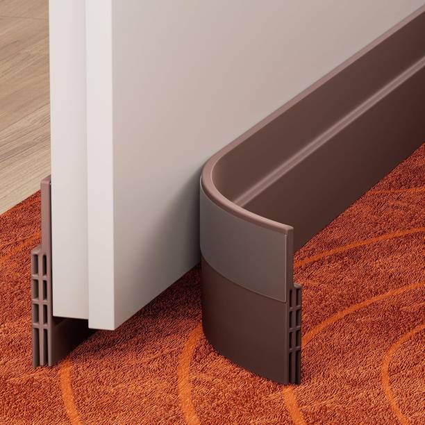 Bloriza Silicon Door Bottom Sealing Strip | Self Adhesive Door Gap Filler Rubber | silicon door bottom Floor Mounted Door Stopper