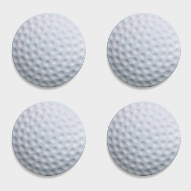 ALP OVERSEAS PRIVATE LIMITED ALP Rubber Wall Protectors – Set of 4 Self-Adhesive White Door Knob Covers for Protecting Walls from Door Handles, Stops, Headboards, and Refrigerator Doors – Wall Mounted Door Stopper