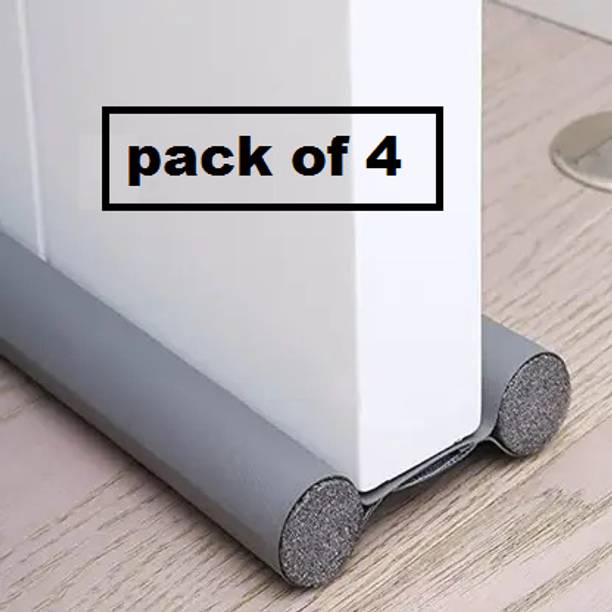 DEAGAN Door Bottom Sealing Strip Guard for Home/Office 39 Inch (Pack Of 4) Gap Filler for - Sound-Proof Floor Mounted Door Stopper