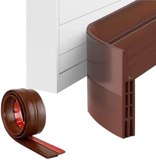 JUDEE Self-Adhesive Silicon Door/Window Bottom Seal Strip for Air Gap Draft Stopper Car Pet Door Protector