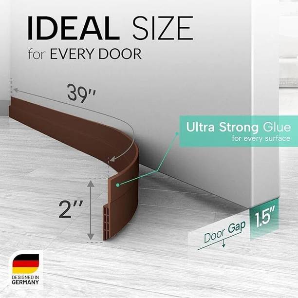 Bloriza Door Dust Stopper for Home Door Gap Sealing Strip Cockroach Insect Draft Stopper Door Bottom Sealing Strip Guard For Home Door Protector For Home Floor Mounted Door Stopper