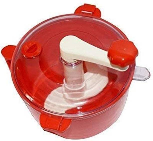 USTRADERS Atta Dough Kneader Maker Kitchen Set with Measuring Cups Manual Plastic Detachable Dough Maker