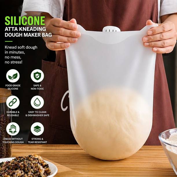 RUTPI VARIABLES Silicone Atta Kneading And Doughing Bag...