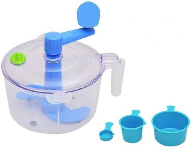 RAMDUT 2-1 Atta Roti Dough Kneader chakki Atta Maker Measuring CupsSet Bread Mixer Plastic Automatic Dough Maker