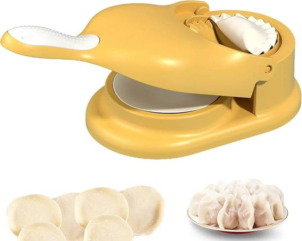 BK CREATION Cold 2 in 1 Dumpling Maker Ghughra Momos Maker Machine Manual Dough Press Manual Dough Press