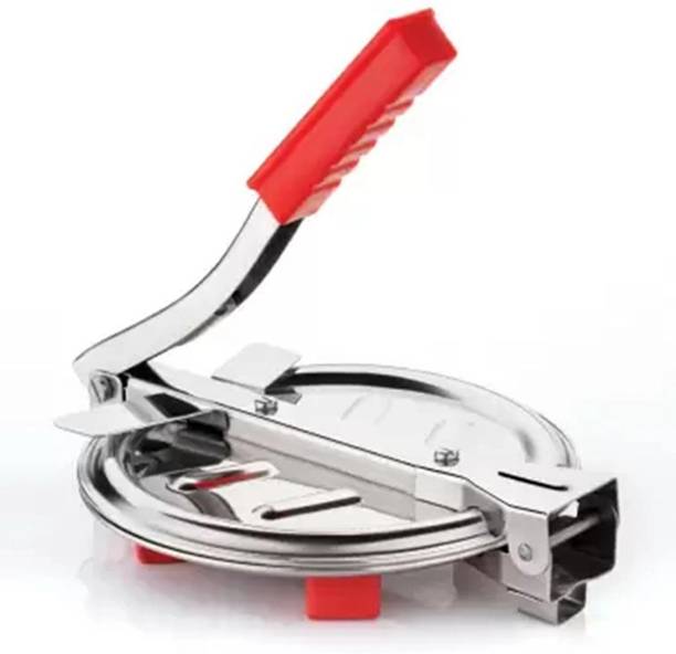 applux Cold Stainless Steel Roti Press, Papad/Khakhra/Chapati Maker Manual Dough Press