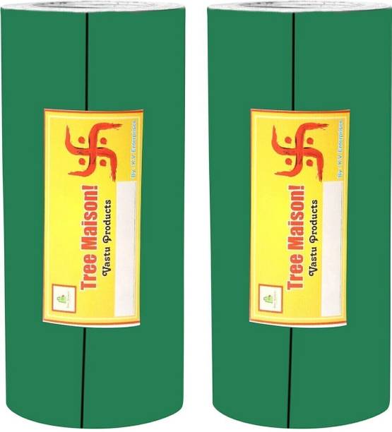 TREEMAISON Vinyl Tape For Vastu Dosh Correction ,Power Entrance (Color-Green ,Pack-2) Drafting Tape