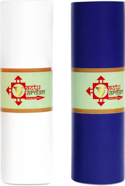 vastu vardan Vinyl Tape For Vastu Correction / Toilet Remedy ( Color- White::Blue, Pack Of 2) Drafting Tape