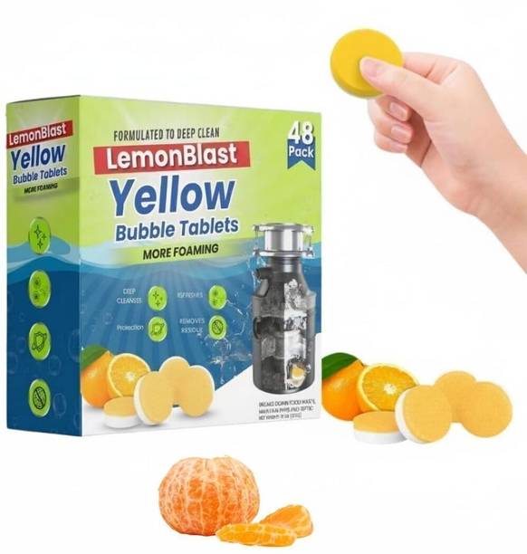 Viserys Lemon Blast Yellow Bubble Drain Cleaner drain cleaner tablet citrus foam bo Crystal Drain Opener