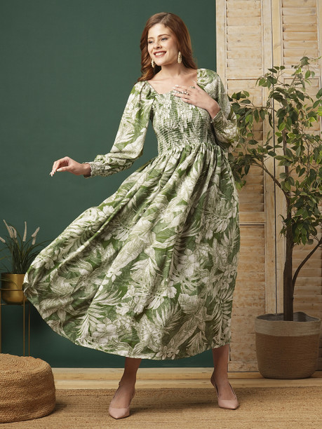 green ethnic dress myntra Price History of HERE&NOW Women Cotton Printed & Hand Embroidery Dresses from 111_16612413 U26W