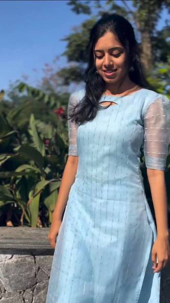 ak fashion mall Women Embroidered Ethnic Dress Kurta - Image 3