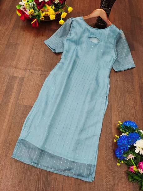 ak fashion mall Women Embroidered Ethnic Dress Kurta - Image 4