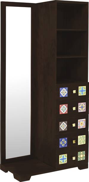THE ATTIC Lewiston Walnut Solid Wood Dressing Table