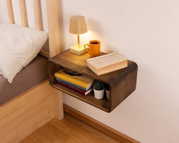 Ganga Antiques Wooden Bedside Nightstand shelf for lamp/phone/wallet/storage for living room Solid Wood Dressing Table